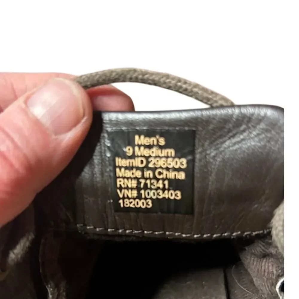 L. L. Bean Brown Leather Derby Shoes Oxford Lace Up Low-Tops Waterproof Mens 9